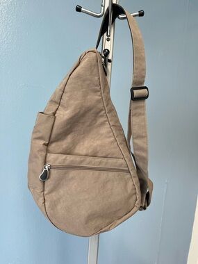 Healthy Back Tan Crossbody Bag